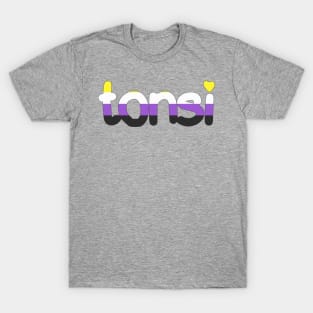 Nonbinary (Toki Pona, Enby Pride Colors) T-Shirt